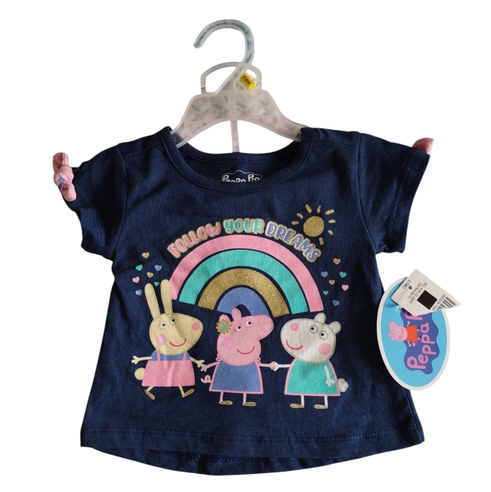 Peppa Pig 12M 2PC Shirt Short Set